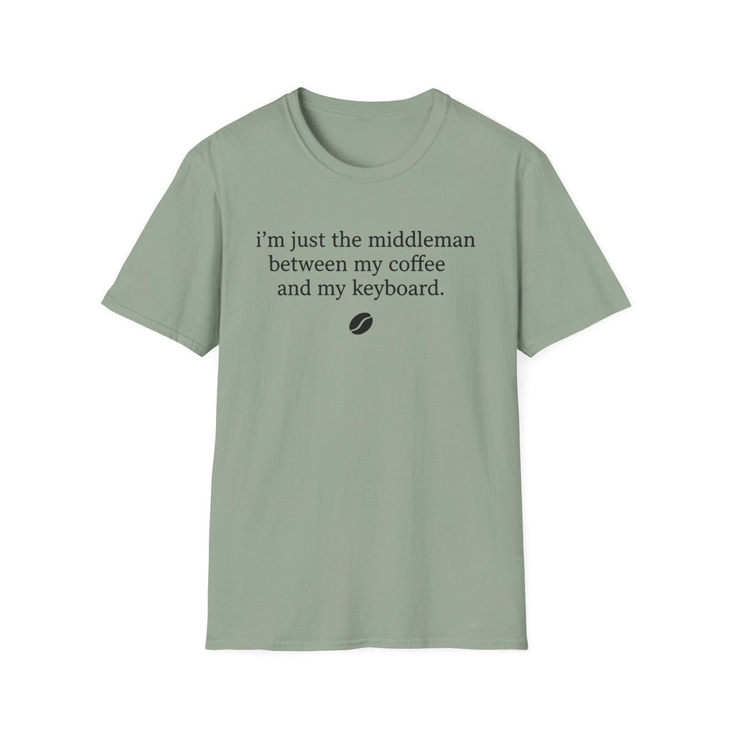 Middleman - coffee & Keyboard T-Shirt