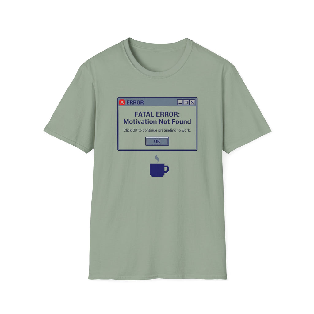 Windows Error Motivation not found T-Shirt